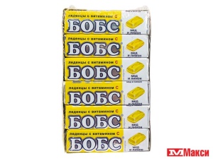 ЛЕДЕНЦЫ "БОБС" ЛИМОН И МЕД 35Г (ЭВРИКА)