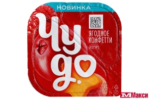 ЙОГУРТ "ЧУДО" ХРУСТЯЩИЙ ДЕСЕРТ 105Г (ВБД) (БЗМЖ)(ягодное конфетти 4%)