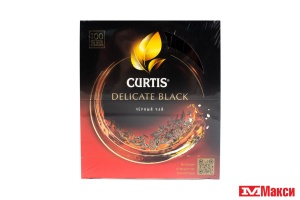 ЧАЙ ЧЕРНЫЙ "CURTIS" DELICATE BLACK 100 ПАКЕТИКОВ (МАЙ) 