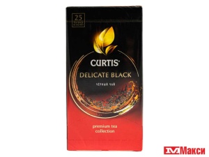 ЧАЙ ЧЕРНЫЙ "CURTIS" DELICATE BLACK 25 ПАКЕТИКОВ (МАЙ)