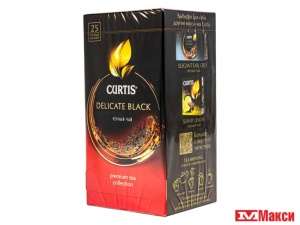 ЧАЙ ЧЕРНЫЙ "CURTIS" DELICATE BLACK 25 ПАКЕТИКОВ (МАЙ)