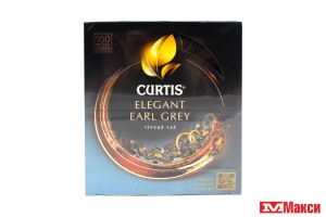 ЧАЙ ЧЕРНЫЙ "CURTIS" ELEGANT EARL GRAY 100 ПАКЕТИКОВ (МАЙ)