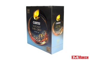 ЧАЙ ЧЕРНЫЙ "CURTIS" ELEGANT EARL GRAY 100 ПАКЕТИКОВ (МАЙ)