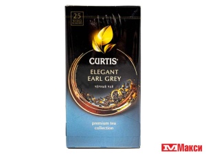 ЧАЙ ЧЕРНЫЙ "CURTIS" ELEGANT EARL GRAY 25 ПАКЕТИКОВ (МАЙ)