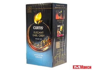 ЧАЙ ЧЕРНЫЙ "CURTIS" ELEGANT EARL GRAY 25 ПАКЕТИКОВ (МАЙ)