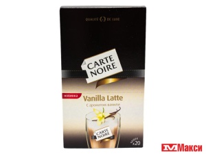 КОФЕЙНЫЙ НАПИТОК (JDE) "CARTE NOIRE" VANILLA LATTE 16Г