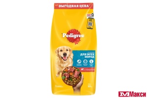 КОРМ "ПЕДИГРИ" ДЛЯ ВЗРОСЛЫХ СОБАК ВСЕХ ПОРОД С ГОВЯДИНОЙ 13КГ