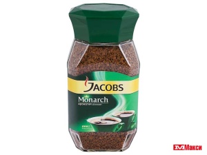 КОФЕ СУБЛИМИРОВАННЫЙ "MONARCH" ORIGINAL 190Г СТ/Б (JDE) 