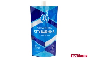 ПРОДУКТ МОЛОКОСОДЕРЖАЩИЙ СГУЩЕНЫЙ "СГУЩЕНКА СЛАВЯНКА" 8,5% 270Г ПАКЕТ (БЕЛГОРОД) 