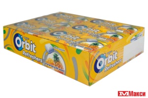 ЖЕВАТЕЛЬНАЯ РЕЗИНКА "ORBIT" REFRESHERS 16Г (РИГЛИ)(тропический микс)