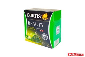ЧАЙ (МАЙ) "CURTIS" BEAUTY ЗЕЛЕН.С ВИТАМИНАМИ 15ПИРАМИДОК