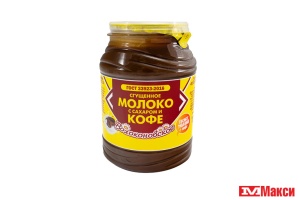 МОЛОКО СГУЩЕННОЕ "ВОЛОКОНОВСКОЕ" С САХАРОМ И КОФЕ 380Г ПЛ/Б (БЕЛГОРОД) (БЗМЖ)