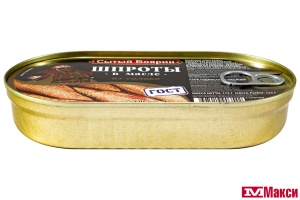 ШПРОТЫ "СЫТЫЙ БОЯРИН" В МАСЛЕ 175Г Ж/Б КЛЮЧ