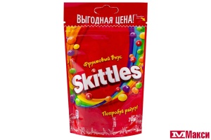 ДРАЖЕ "СКИТЛС" ФРУКТОВЫЙ ВКУС 70Г (РИГЛИ)