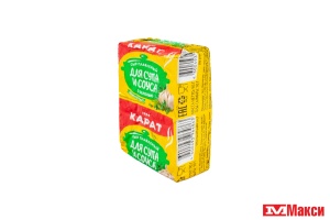 СЫР ПЛАВЛЕНЫЙ "С ЗЕЛЕНЬЮ" ДЛЯ СУПА 45% 90Г ФОЛЬГА (КАРАТ) (БЗМЖ)