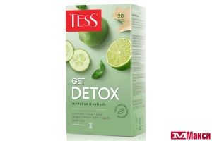 ЧАЙ "TESS" GET DETOX ЗЕЛЕНЫЙ 20 ПАКЕТИКОВ (ОРИМИ-ТРЭЙД)