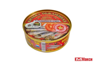 КИЛЬКА (ВКУСНЫЕ КОНСЕРВЫ) БАЛТИЙСКАЯ ОБЖАРЕННАЯ В Т/С 240Г Ж/Б
