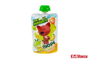 ПЮРЕ "МИ МИ МИШКИ" 90Г В АССОРТИМЕНТЕ (КОМПЛЕКС-АГРО)(яблоко-банан)