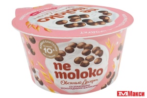 ПРОДУКТ ОВСЯНЫЙ "NEMOLOKO" ДЕСЕРТ 130Г В АССОРТИМЕНТЕ(со злаковыми шариками в шоколаде)