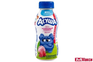ЙОГУРТ ПИТЬЕВОЙ "АГУША" 2,7-3,1% 180Г (ВБД) (БЗМЖ)(малиновый пломбир)