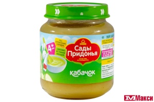 ПЮРЕ "САДЫ ПРИДОНЬЯ" КАБАЧОК 120Г СТ/Б