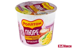 ПЮРЕ КАРТОФЕЛЬНОЕ "РОЛЛТОН" СО СЛИВОЧНЫМ ВКУСОМ 40Г