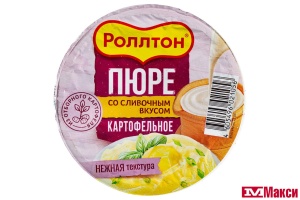 ПЮРЕ КАРТОФЕЛЬНОЕ "РОЛЛТОН" СО СЛИВОЧНЫМ ВКУСОМ 40Г