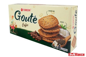 ПЕЧЕНЬЕ "GOUTE COFFEE" 72Г (ОРИОН)