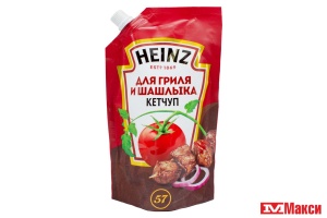 КЕТЧУП "HEINZ" ДЛЯ ГРИЛЯ И ШАШЛЫКА 320Г ПАКЕТ (ППК)