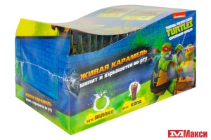 КАРАМЕЛЬ "ХЛОПУША" ЧЕРЕПАШКИ НИНДЗЯ 7Г (ЭВРИКА)
