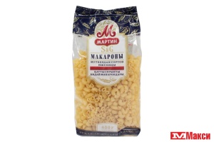 МАК.ИЗД. "МАРТИН" РОЖКИ КАПЛЯ 400Г