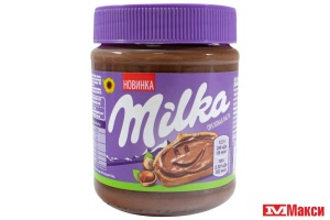 ПАСТА "МИЛКА" ОРЕХОВАЯ С ДОБАВЛЕНИЕМ КАКАО 350Г СТ/Б (МОН' ДЭЛИС РУСЬ)