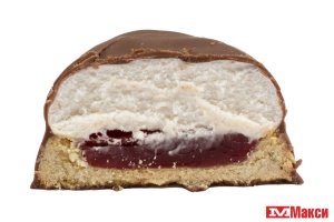 ДЕСЕРТ "МИШАНЯ" С МАЛИНОВЫМ ВАРЕНЬЕМ (ДОНКО)