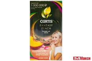 ЧАЙ "CURTIS" FANTASY PEACH ЗЕЛЕНЫЙ 25 ПАКЕТИКОВ (МАЙ)