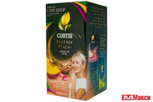 ЧАЙ "CURTIS" FANTASY PEACH ЗЕЛЕНЫЙ 25 ПАКЕТИКОВ (МАЙ)