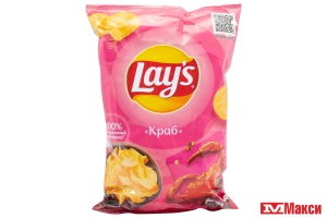 ЧИПСЫ "LAY'S" КРАБ 140Г (PEPSI) 