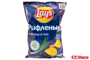 ЧИПСЫ "LAY'S" СМЕТАНА ЛУК 140Г (PEPSI) 