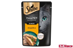 КОРМ ДЛЯ КОШЕК "ШЕБА" 75Г(паштет с индейкой)
