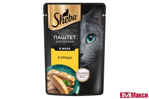 КОРМ ДЛЯ КОШЕК "ШЕБА" 75Г(паштет с курицей)