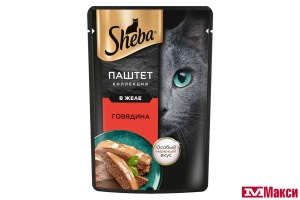 КОРМ ДЛЯ КОШЕК "ШЕБА" 75Г(паштет с говядиной)