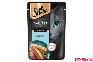 КОРМ ДЛЯ КОШЕК "ШЕБА" 75Г(паштет с лососем)