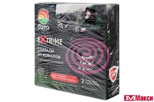 БХ: СПИРАЛЬ "ДЭТА" EXTRIME ОТ КОМАРОВ И ЛЕТАЮЩИХ НАСЕКОМЫХ 10ШТ