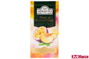 ЧАЙ "AHMAD TEA" ПЕРСИК-МАРАКУЙЯ ЧЕРНЫЙ 25ПАКЕТИКОВ