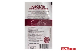 КИСЕЛЬ (СЕМЬЯ ДОВОЛЬНА) 30Г(с ароматом вишни)