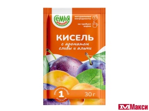 КИСЕЛЬ (СЕМЬЯ ДОВОЛЬНА) 30Г(с ароматом сливы и алычи)