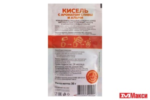 КИСЕЛЬ (СЕМЬЯ ДОВОЛЬНА) 30Г(с ароматом сливы и алычи)