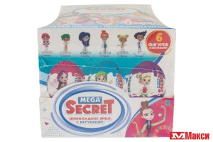 ЯЙЦО ШОКОЛАДНОЕ "MEGA SECRET" ФЕЕРИНКИ 20Г (ЭВРИКА)