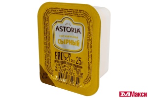 СОУС МАЙОНЕЗНЫЙ "АСТОРИЯ" СЫРНЫЙ 42% 25Г (НМЖК)