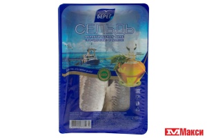 ПРЕСЕРВЫ СЕЛЬДЬ ФИЛЕ "ПО-ЦАРСКИ" 400Г ЛОТОК (БАЛТИЙСКИЙ БЕРЕГ)(в масле)