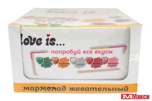 ЖЕВАТЕЛЬНЫЙ МАРМЕЛАД "LOVE IS" 20Г (ЖУЙМИКСИК)(вишня-лимон)